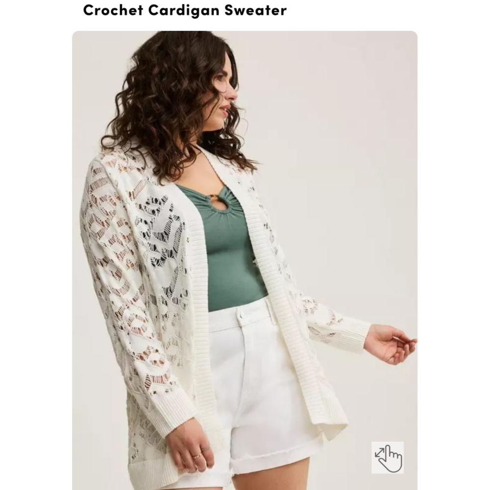 Torrid Crochet Cardigan
